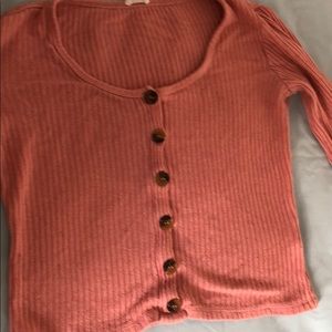 Pink garage long sleeves shirt